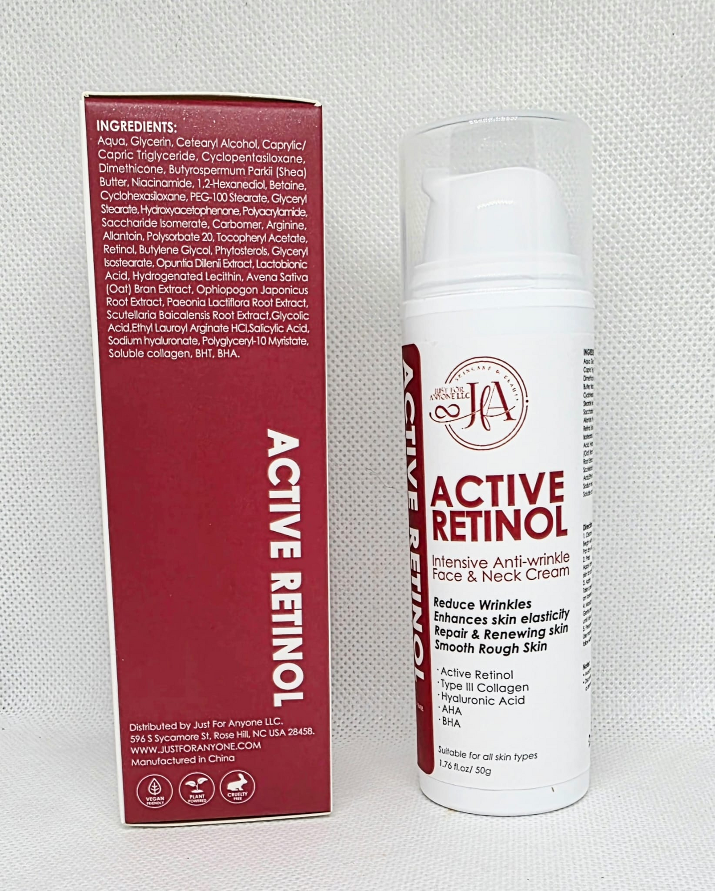 Active Retinol - Intensi Anti-wrinkle Face & Neck Cream